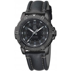Watch Luminox Modern Mariner Black Dial SS Leather Quartz Ho (Importación USA)