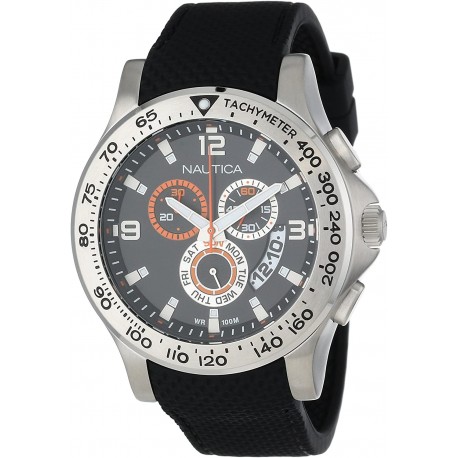 Watch Nautica N19603G Men NST 600 Chrono Carving Color Sp (Importación USA)