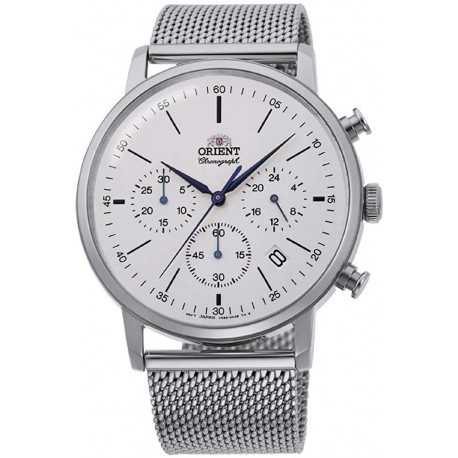Watch Orient RA-KV0402S10B Classic Stainless Steel Gents Qua (Importación USA)