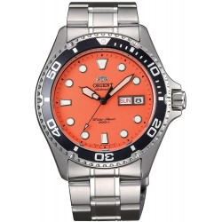 Watch Orient FAA02001B FAA02006M Men Orange Mako II Stain (Importación USA)