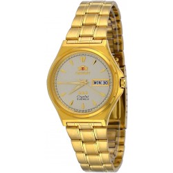 Watch Orient FAB02002C Men 3 Star Standard Gold Tone Dial (Importación USA)