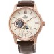 Watch Orient RN-AS0002S Classic Semi Skeleton Sun & Moon Mec (Importación USA)
