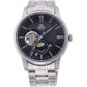 Watch Orient RN-AS0001B Classic Semi Skeleton Sun & Moon Mec (Importación USA)