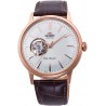 Watch Orient RN-AG0004S Classic semi Skeleton Mechanical Hom (Importación USA)
