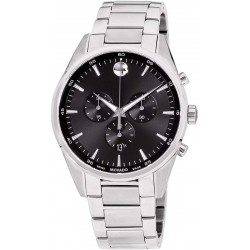 Watch Movado 0607247 Stratus Quartz Movement Black Dial Homb (Importación USA)