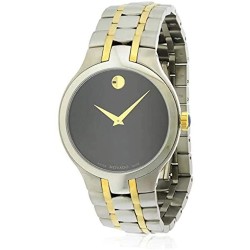 Watch Movado 0606958 Black Dial Two-Tone Men (Importación USA)