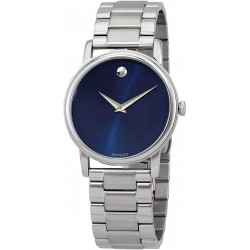 Watch Movado 2100015 Classic Museum Quartz Navy Dial Men (Importación USA)