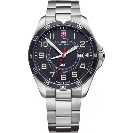 Watch Victorinox 241896 FieldForce GMT Blue dial Silver SST (Importación USA)