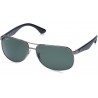 Sunglasses Ray-ban Men RB3502 Rectangular Metal Gunmetal/Polar