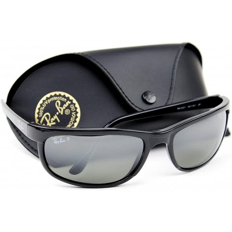 Gafas Ray-ban RB2027 601/W1 PREDATOR 2 Black /Crystal Polari (Importación USA)