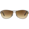 Sunglasses Ray-ban RB3342 Warrior Aviator Gunmetal/Brown Gradient