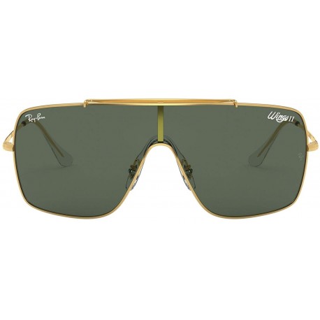 Sunglasses Ray-ban unisex-adult Rb3697 Wings Ii Square Shield (Importación USA)