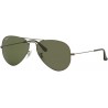 Sunglasses Ray-ban Aviator Large Metal Polarized Gunmetal/Crystal