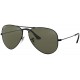 Sunglasses Ray Ban Unisex Black Lenses Metal Frame 58mm