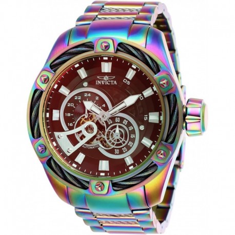 Bolt Automatic Brown Dial Mens Watch 26774