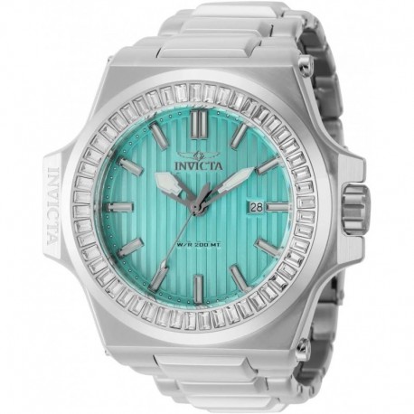 Men's 43383 Akula Quartz 3 Hand Turquoise Dial Watch