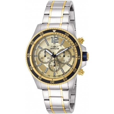 Men's 13976 Specialty Analog Display Japanese Quartz Two Tone Watch