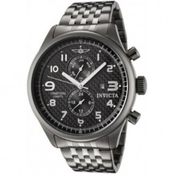 Men's 0368 II Collection Gunmetal Ion-Plated Stainless Steel Date Watch