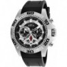 Men's 21735 Aviator Analog Swiss Quartz Black Watch