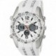U.S. Polo Assn. Sport Men's US9282 Silver-Tone Watch with White Silicone Band