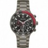 Men's Classic Sport Black Ion Plated Stainless Steel 6 Hand Chronograph Quartz Watch : 98B365