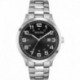 Dress Black Dial Stainless Steel Mens Watch 96B274