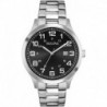 Dress Black Dial Stainless Steel Mens Watch 96B274