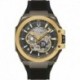 Marc Anthony Marquina Gray Dial Black Silicone Strap Watch 46mm - 98A310