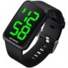 Sport Watch, Fashion LED Digital Watch Outdoor 30M Waterproof Rubber Bands Wristwatch for Men Women