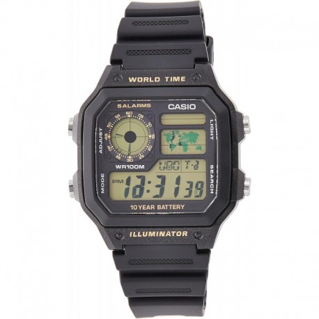 Classic Black Watch AE1200WH-1B