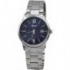 MTP-V002D-2B3 Men's Standard Analog Stainless Steel Date Roman Blue Dial Watch