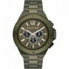 Lennox Men's Watch, Stainless Steel Chronograph Watch for Men with Steel or Silicone Band