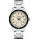 Men's Cream Dial Silver Stainless Steel Band Presage Automatic Watch
