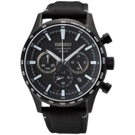 Essentials BIF Quartz Chrono Black Dial