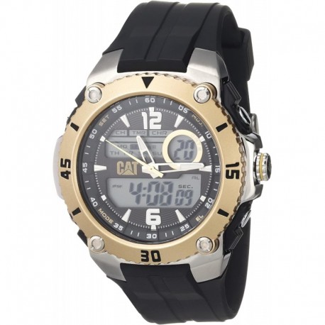 Sportica Anadigi Men's Watch Black Gold Silver