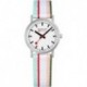 Classic Multicolour Textile Strap White Dial Quartz Men's Watch A658.30323.16SBS 30mm
