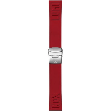 Men's Red Rubber Cut-to-Fit Watch Strap