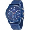 Men's NAPNOF3S7 One Blue Wheat PU Fiber Strap Watch