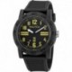 N83 Men's NAPATS303 Ayia Triada Black Wheat PU Fiber Strap Watch