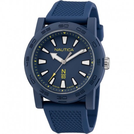 N83 Men's N83 Ayia Triada Blue Wheat PU Fibre Strap Watch (Model: NAPATF202)