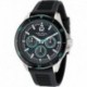 Men's Black Wheat PU Fiber Strap Watch (Model: NAPWRS403)