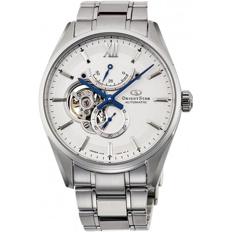 Star Men Classic Automatic White Dial Watch RE-HJ0001S Blue