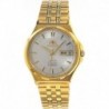TriStar Mens Classical Automatic Silver Dial Gold Watch AB02001W, FAB02001C