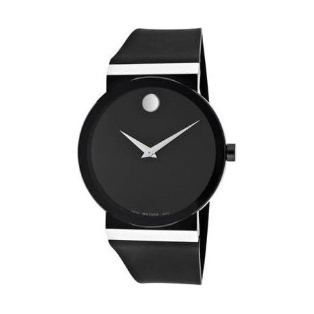 Mens Watch Movado 0606268 Synergy Stainless Steel Synergy Black Rubber Strap