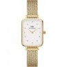 Quadro Lumine Pressed Evergold 20x26mm Women's Watch, Double Plated Stainless Steel (316L) Gold Watc