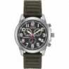 Eco-Drive Garrison Quartz Men's Watch, Stainless Steel with Nylon strap, Field watch, Green (Model: