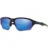 Man Sunglasses Matte Black Frame, Sapphire Iridium Polarized Lenses, 64MM