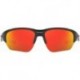 Men's OO9363 Flak Beta Polarized Rectangular Sunglasses, Polished Black, 64 mm