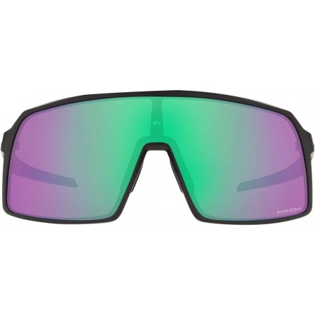 Men's OO9406 Sutro Rectangular Sunglasses, Matte Black/Prizm Road Jade, 37 mm
