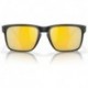 Men's OO9417 Holbrook XL Square Sunglasses, Matte Black/Prizm 24K Polarized, 59 mm